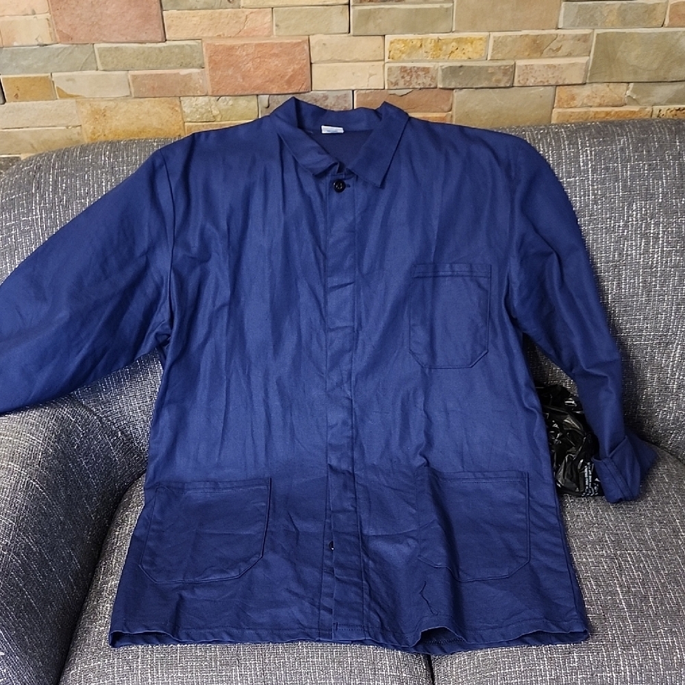 Men's Blue Jacket French Core Coat